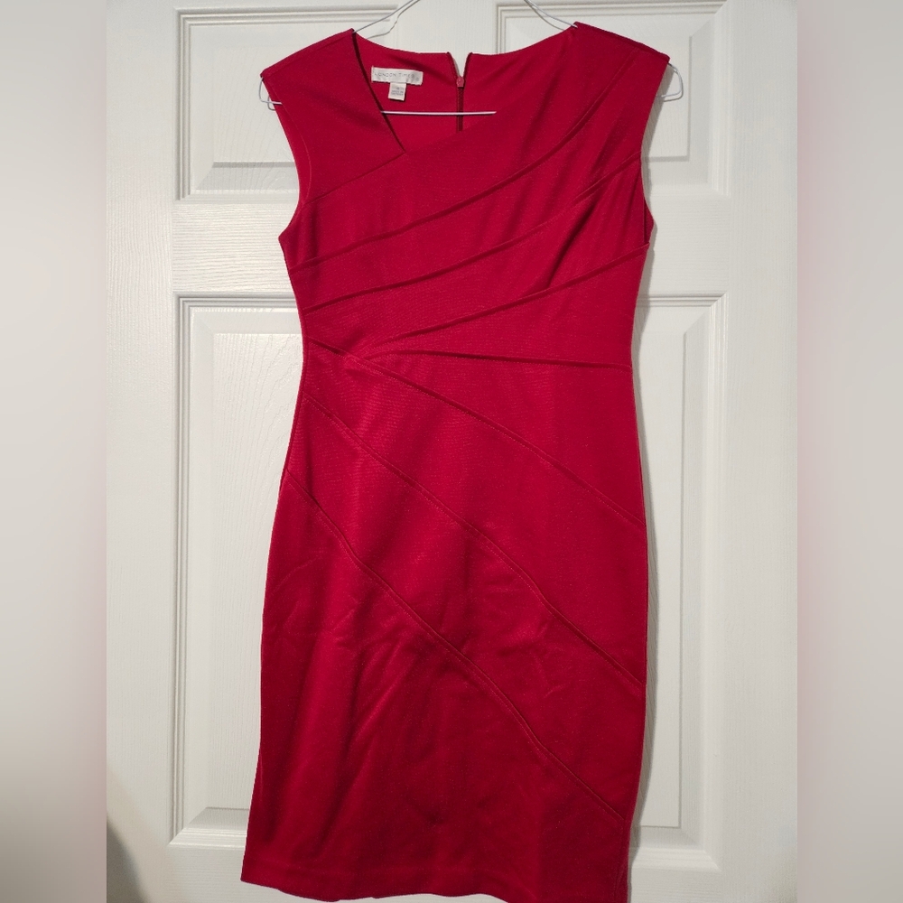 London Times Vibrant Pink Dress